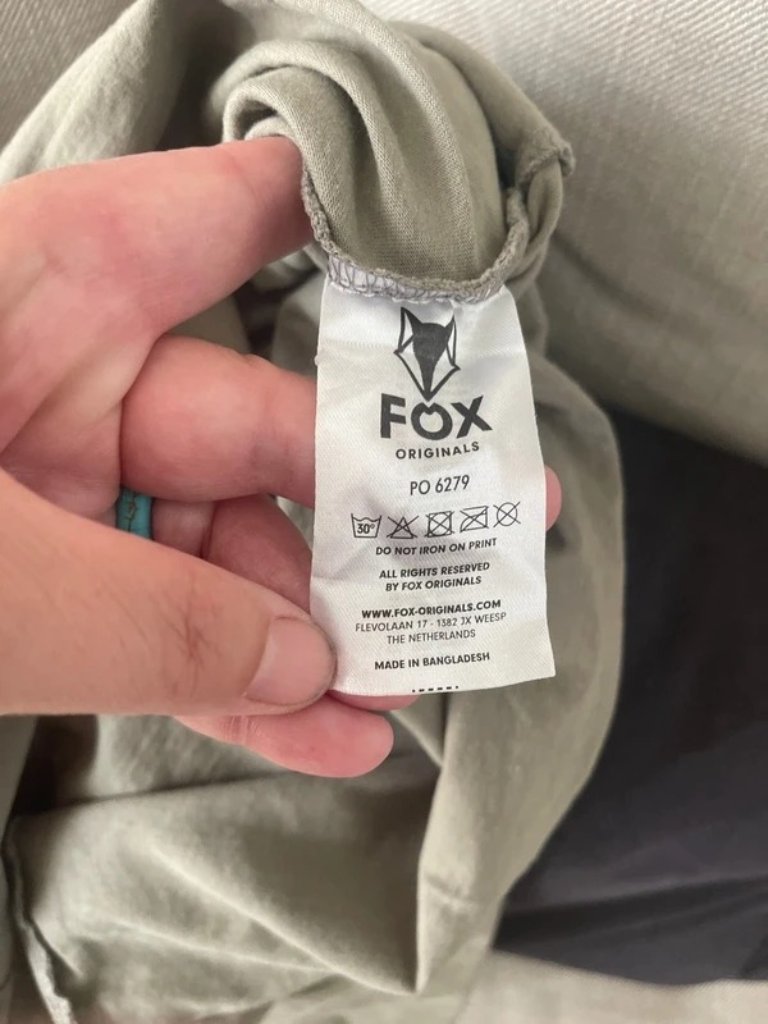 Fox Originals Ireland Graphic T-Shirt Olive Green Crewneck Short Sleeve M 8 10 — image 8 of 8
